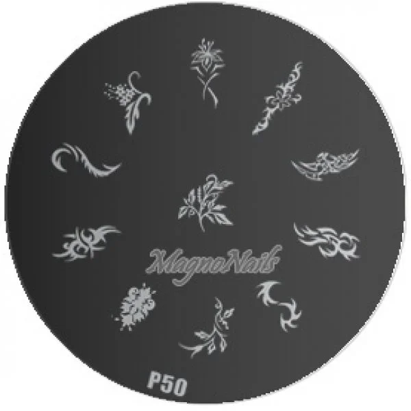 Nail Stamping Schablone P50