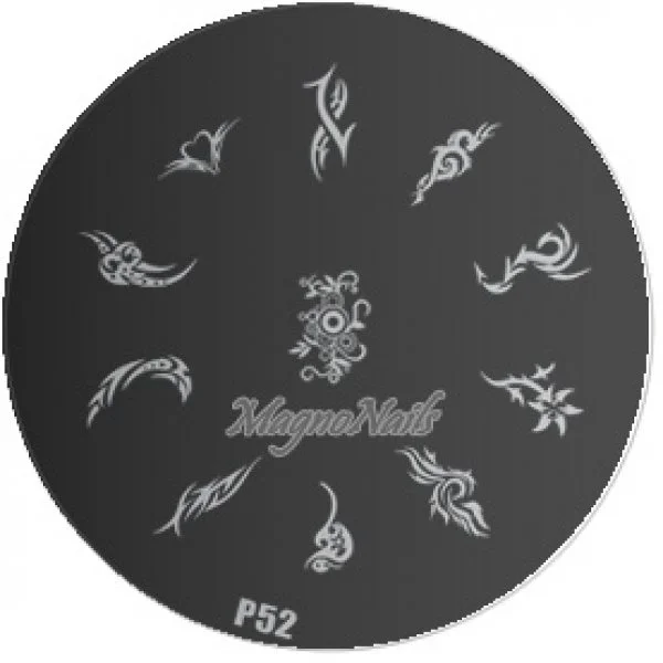 Nail Stamping Schablone P52