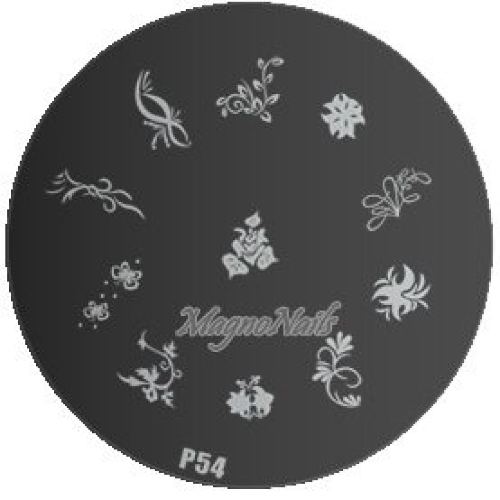 Nail Stamping Schablone P54