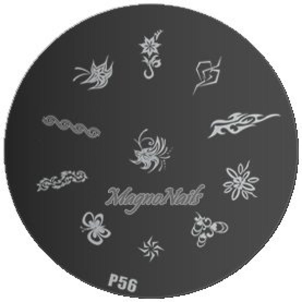 Nail Stamping Schablone P56