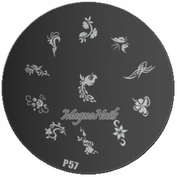 Nail Stamping Schablone P57