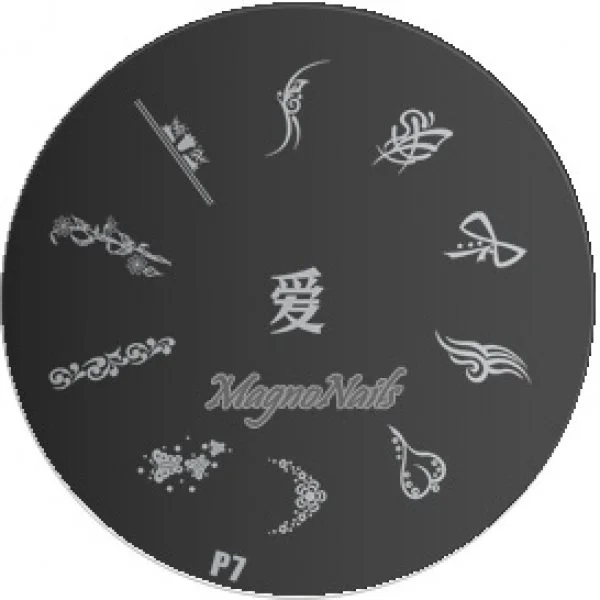 Nail Stamping Schablone P7