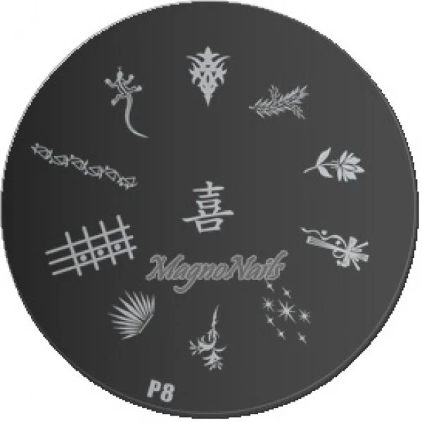 Nail Stamping Schablone P8