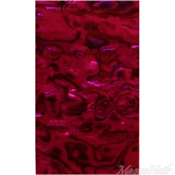 Mother of Pearl - Designer Perlmutt Sticker rubinrot Nail Nagelstudio Nägel Nailart Nail art