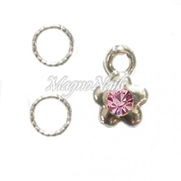 Nail Piercing Blume Nageldesign Nägel Schmuck Nails 