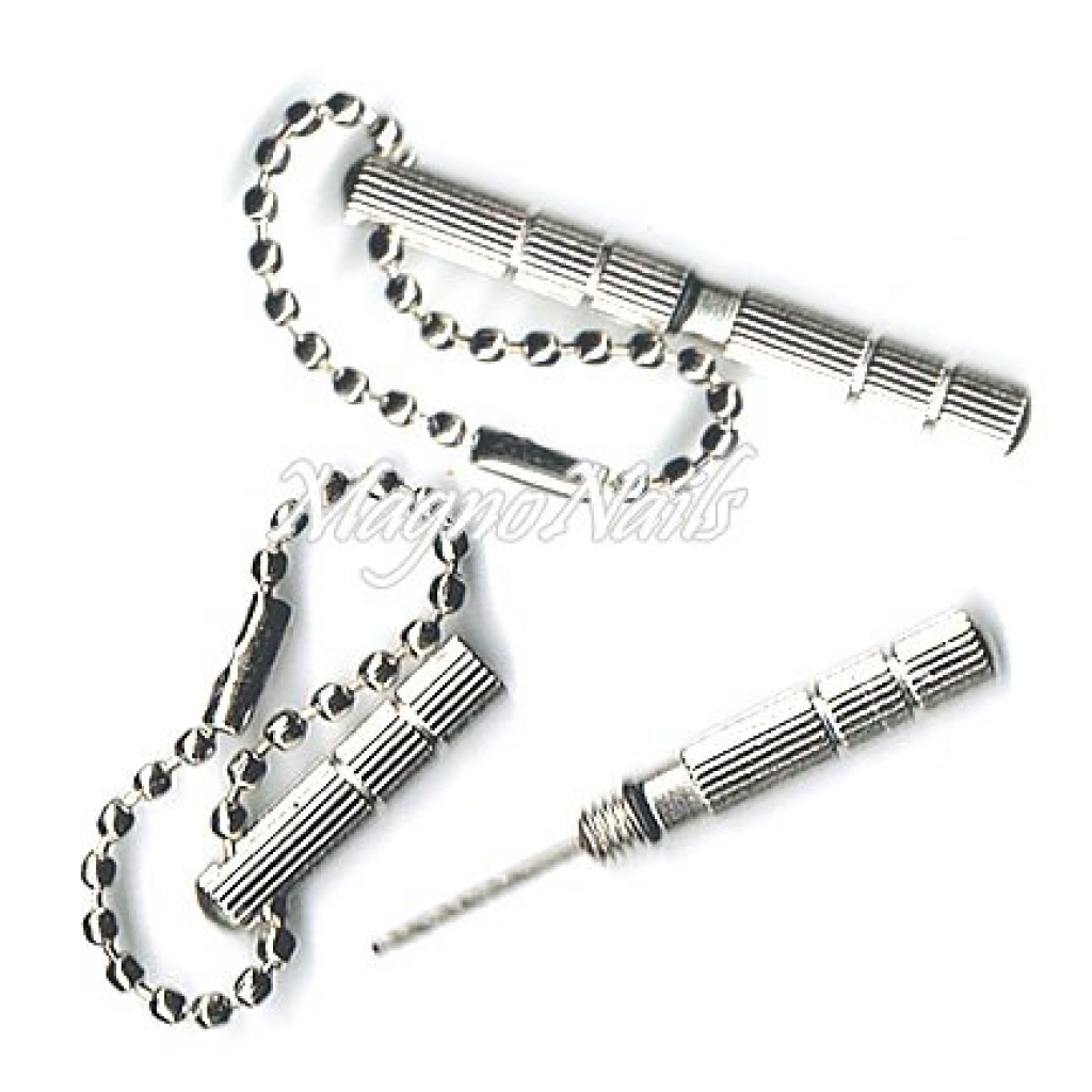 Nail Art Piercing Bohrer silber  fein  Nägel Nails Nailart Nageldesign 