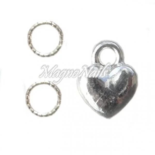 Nail Piercing - Herz Nageldesign Nägel Schmuck Nails 