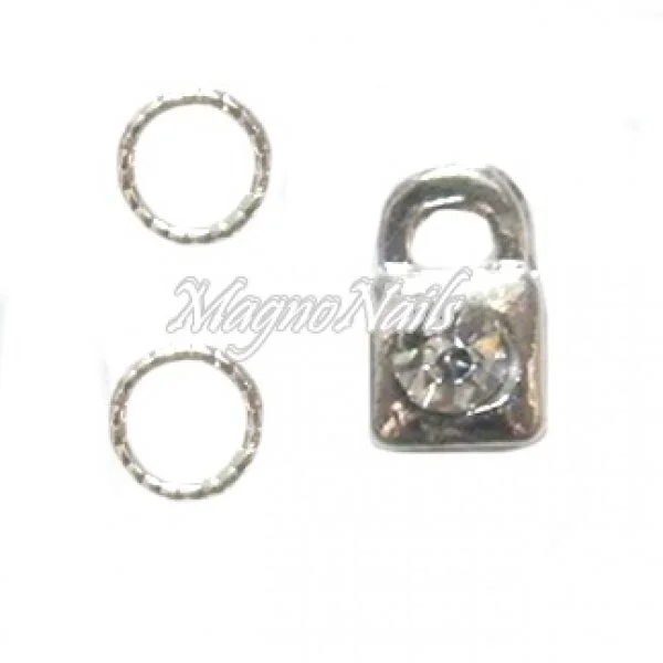 Nail Piercing - Schloss Nageldesign Nägel Schmuck Nails 