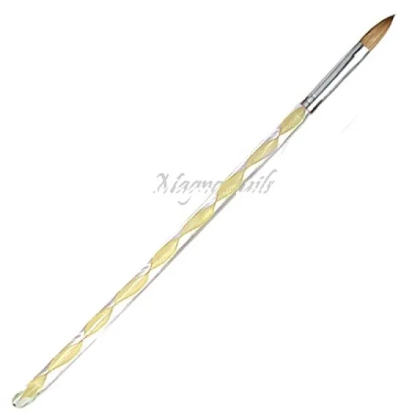 Designer Modellage Pinsel Gr. 8 - Katzenzunge Nageldesign Nägel Nail