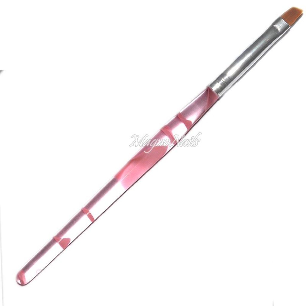 Designer Pinsel für Modellage Gr. 4 schräg  Nageldesign Nägel Nail