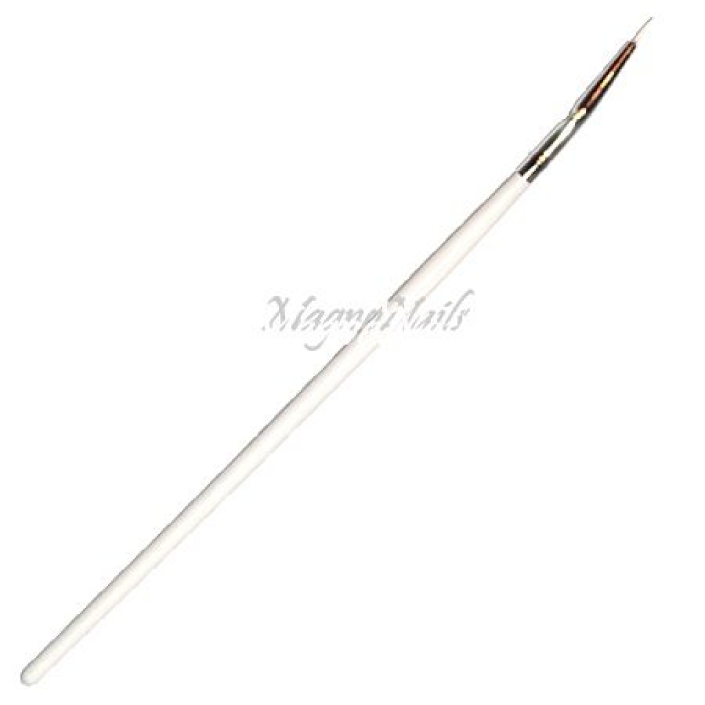 Nail Art Pinsel weiß schräg Nagelpinsel Nägel Nagelstudio Zubehör Günstig Schnäppchen