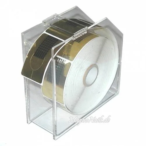 Acryl Schablonenhalter leer Gold Schablonen Halter