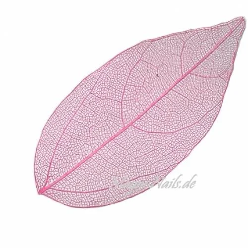 Einlegemotive - Nail Art Skelettblätter neonrosa Nailart Nails Nägel Schmuck Einleger Nageldesign