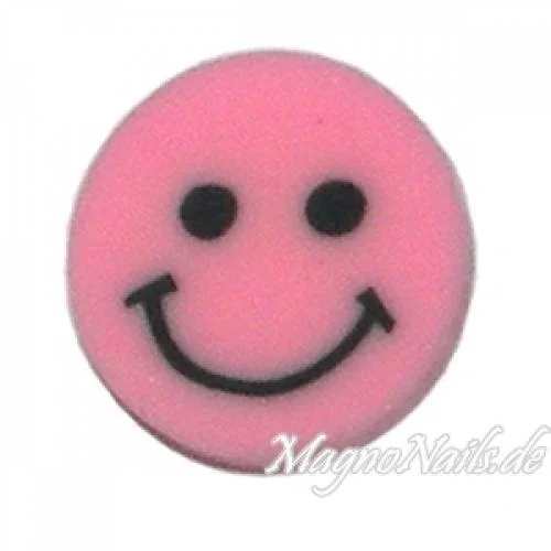 Fimo Stange - Smilie rosa