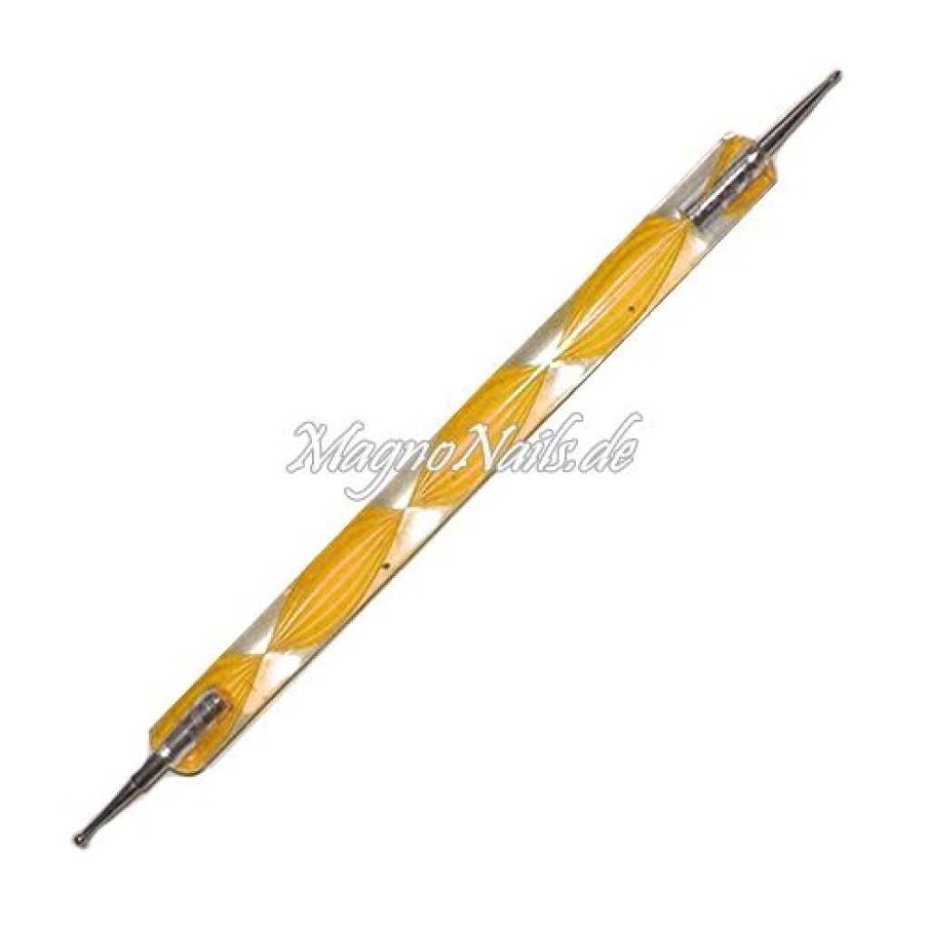 Nail Art Spot Swirl Dotting Tool gelb Modellage Nailart Nails Nägel Nageldesign