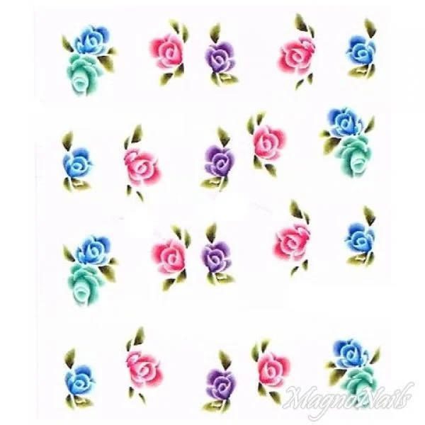 2D Nail Art One Stoke Sticker