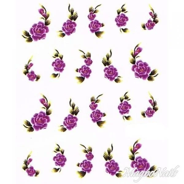 2D Nail Art One Stoke Sticker