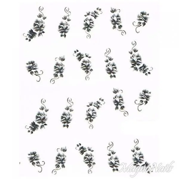 2D Nail Art One Stoke Sticker