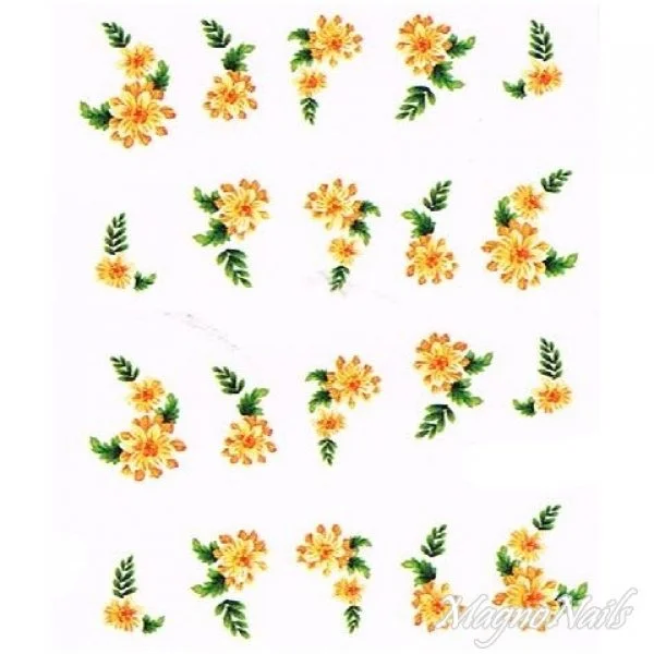 2D Nail Art One Stoke Sticker