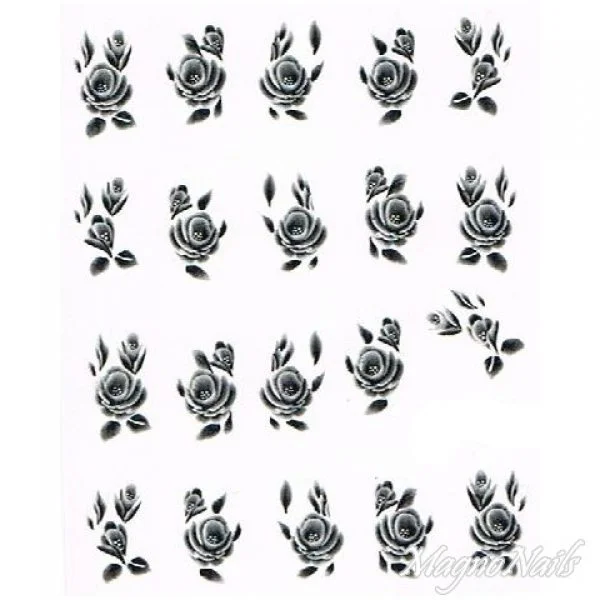 2D Nail Art One Stoke Sticker