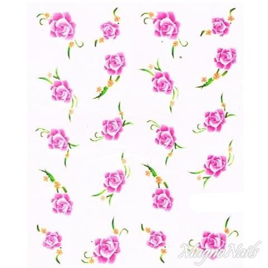 2D Nail Art One Stoke Sticker
