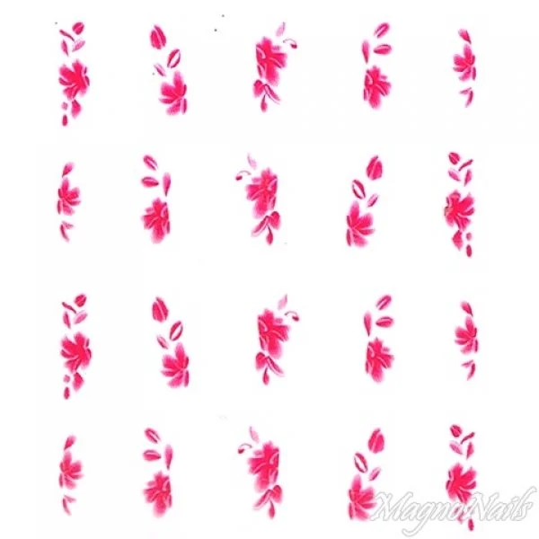 2D Nail Art One Stoke Sticker