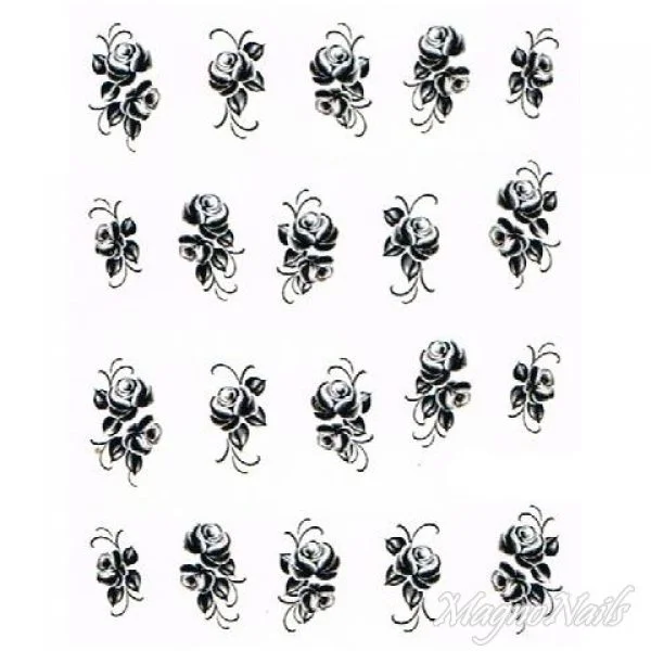 2D Nail Art One Stoke Sticker