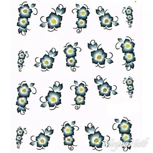 2D Nail Art One Stoke Sticker