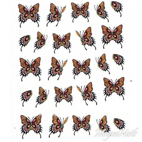 2D Nail Art One Stoke Sticker