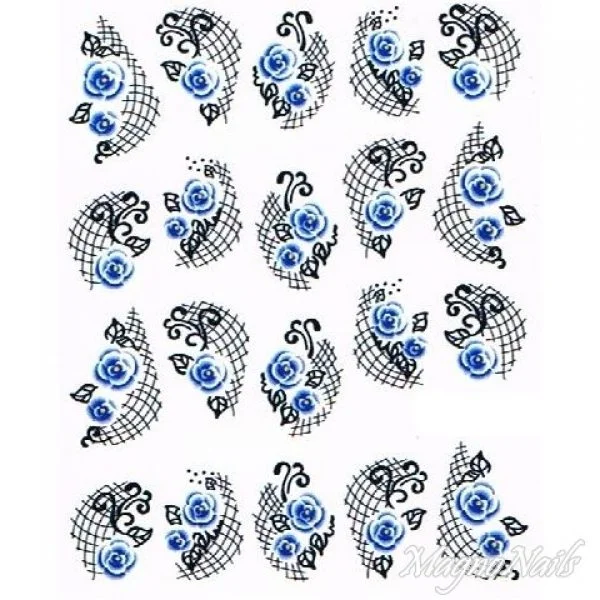 2D Nail Art One Stoke Sticker