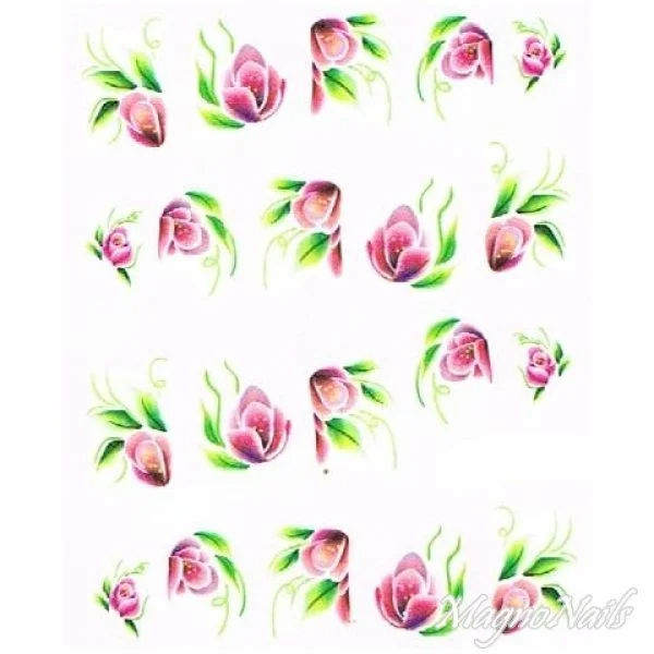 2D Nail Art One Stoke Sticker