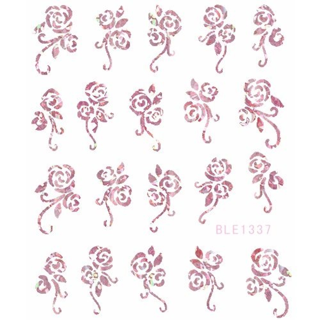 2D Nail Art One Stoke Sticker