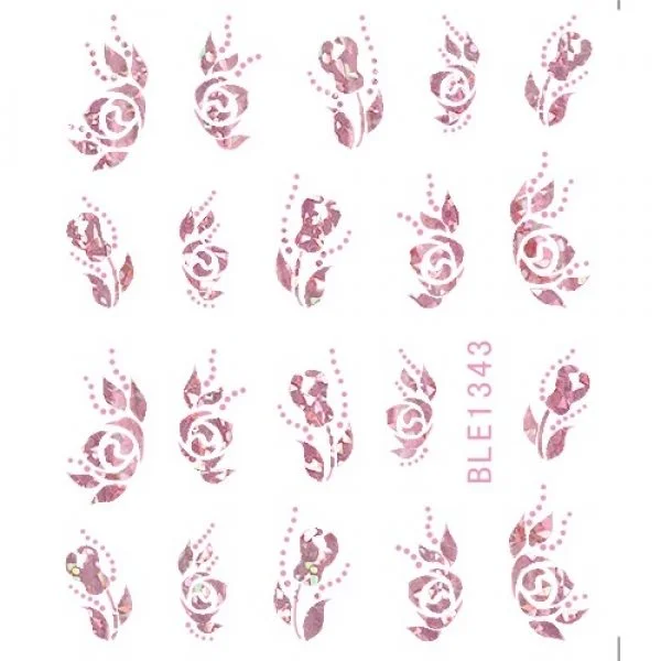 2D Nail Art One Stoke Sticker
