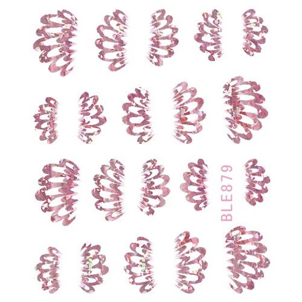2D Nail Art One Stoke Sticker