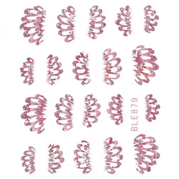 2D Nail Art One Stoke Sticker