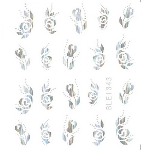 2D Nail Art One Stoke Sticker