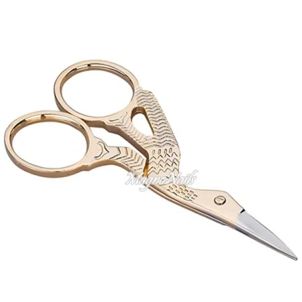 Storchenschere gold Nageldesign Nägel Nails Nagelstudio