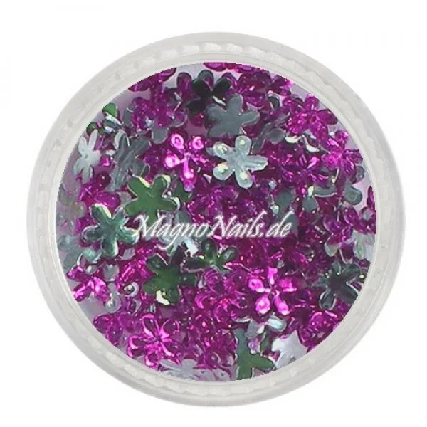 Strasssteine - Blume groß pink Nageldesign Nägel Nails Nagelstudio Einleger Nailart