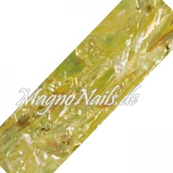 Mother of Pearl - Designer Perlmutt Streifen zitronengelb Nail Nagelstudio Nägel Nailart Nail art