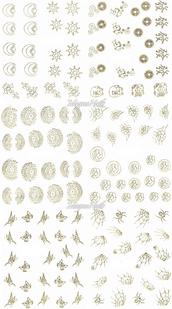 2D Nail Art Sticker