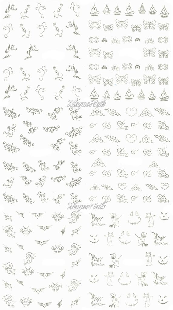 2D Nail Art Sticker