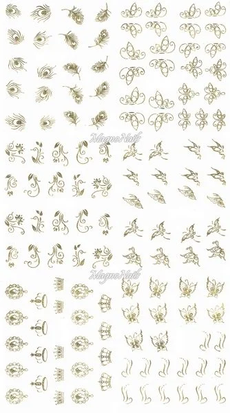 2D Nail Art Sticker
