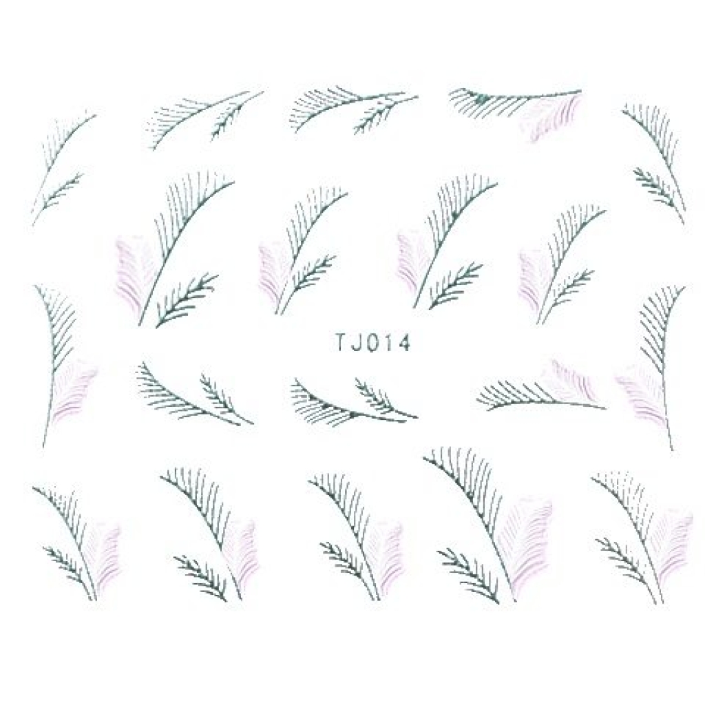 2D Nail Art Sticker