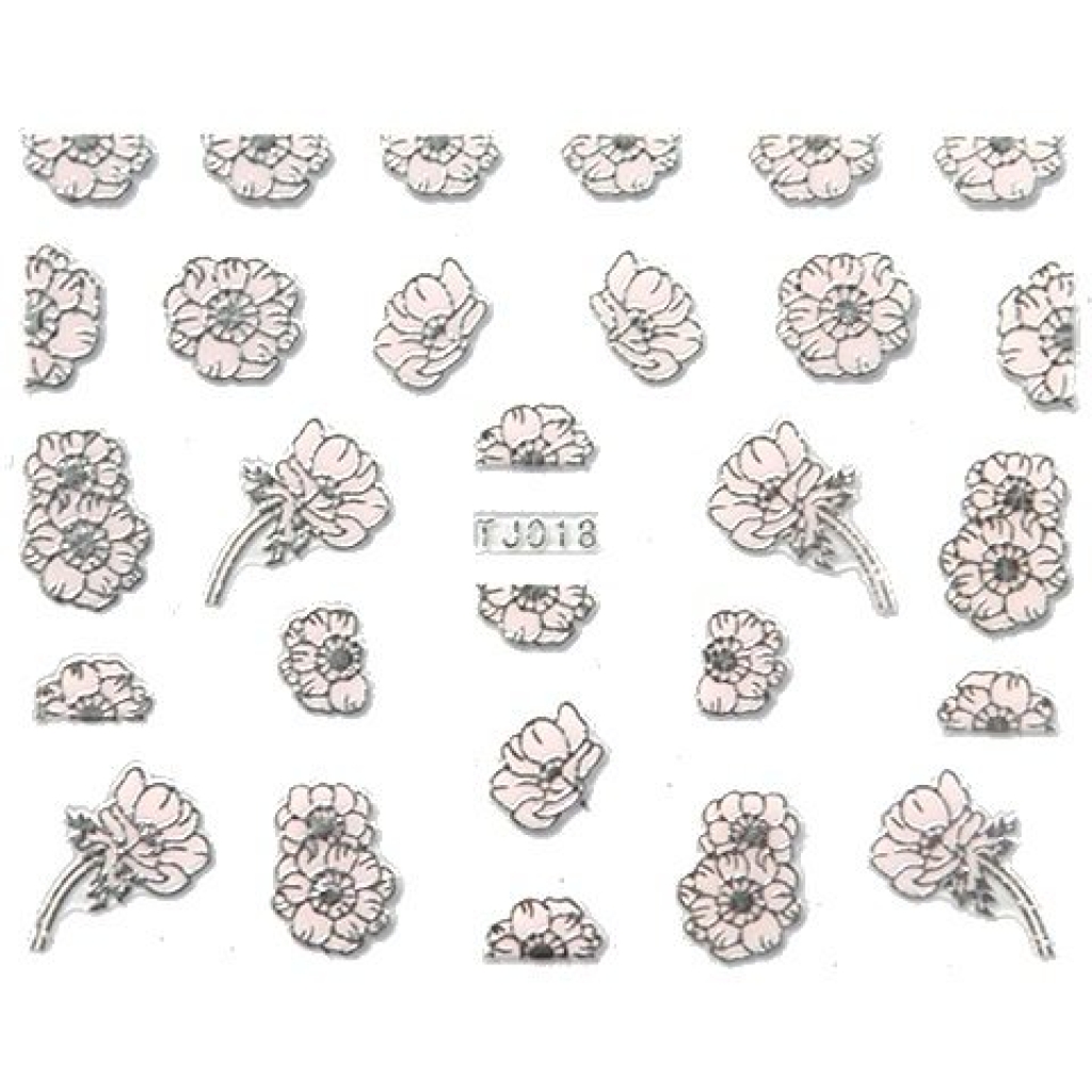 2D Nail Art Sticker