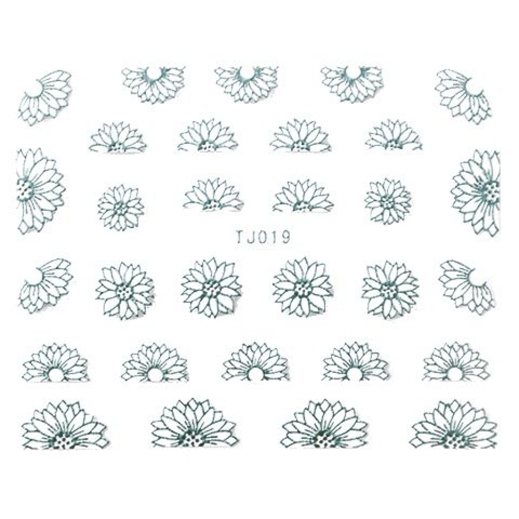 2D Nail Art Sticker