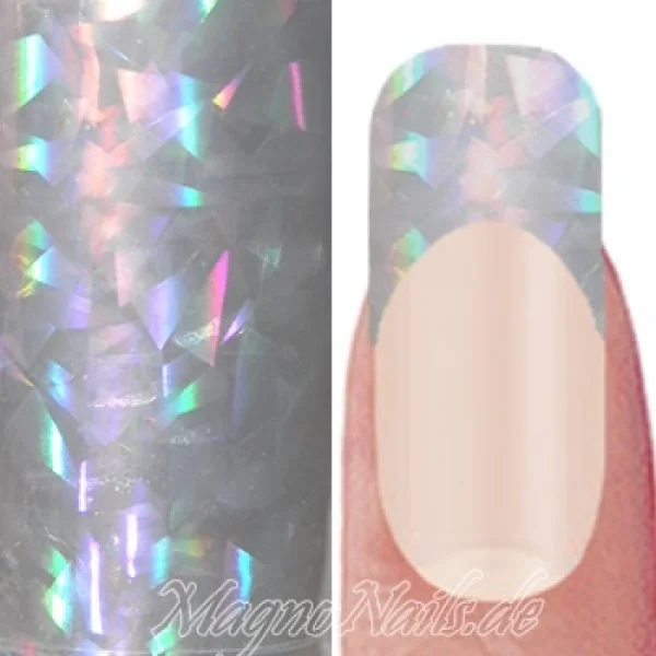 Nail Art Transfer Folie 1,5m - Nail Foil - Opal Crush Nagelfolie Nageldesign Folie Tranferfolie Nailart