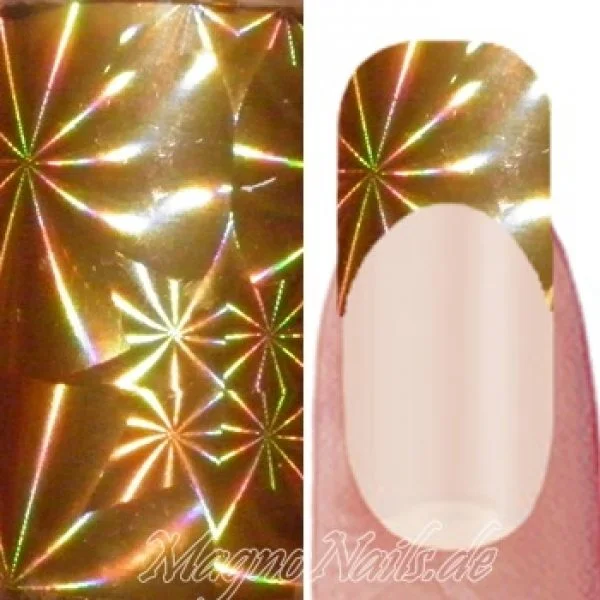 Nail Art Transfer Folie 1,5m - Nail Foil - Sunrise Nagelfolie Nageldesign Folie Tranferfolie Nailart