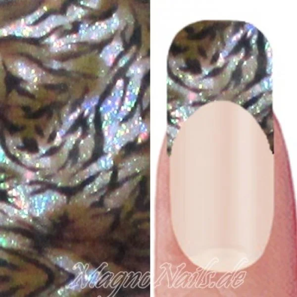 Nail Art Transfer Folie 1,5m - Nail Foil - Tiger Skin Nagelfolie Nageldesign Folie Tranferfolie Nailart