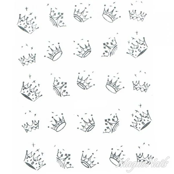 2D Nail Art One Stoke Sticker