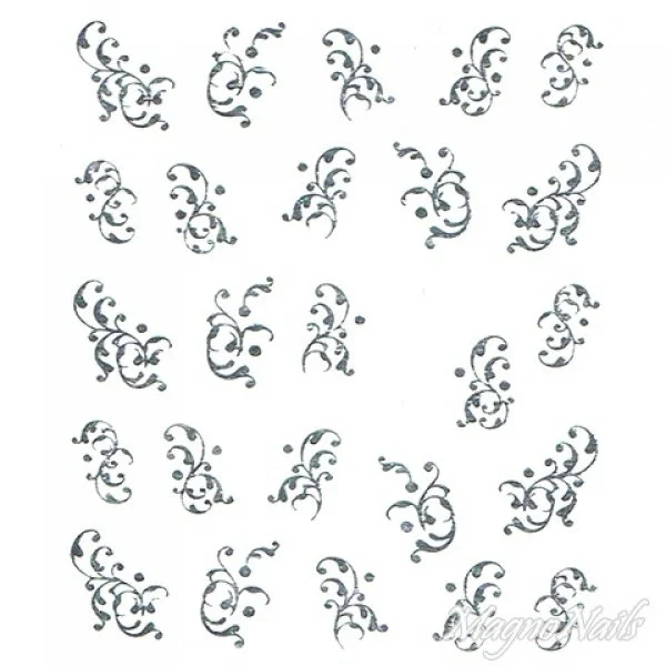 2D Nail Art One Stoke Sticker